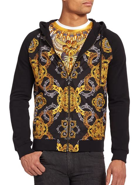 versace mens hoodie|versace sweatsuit.